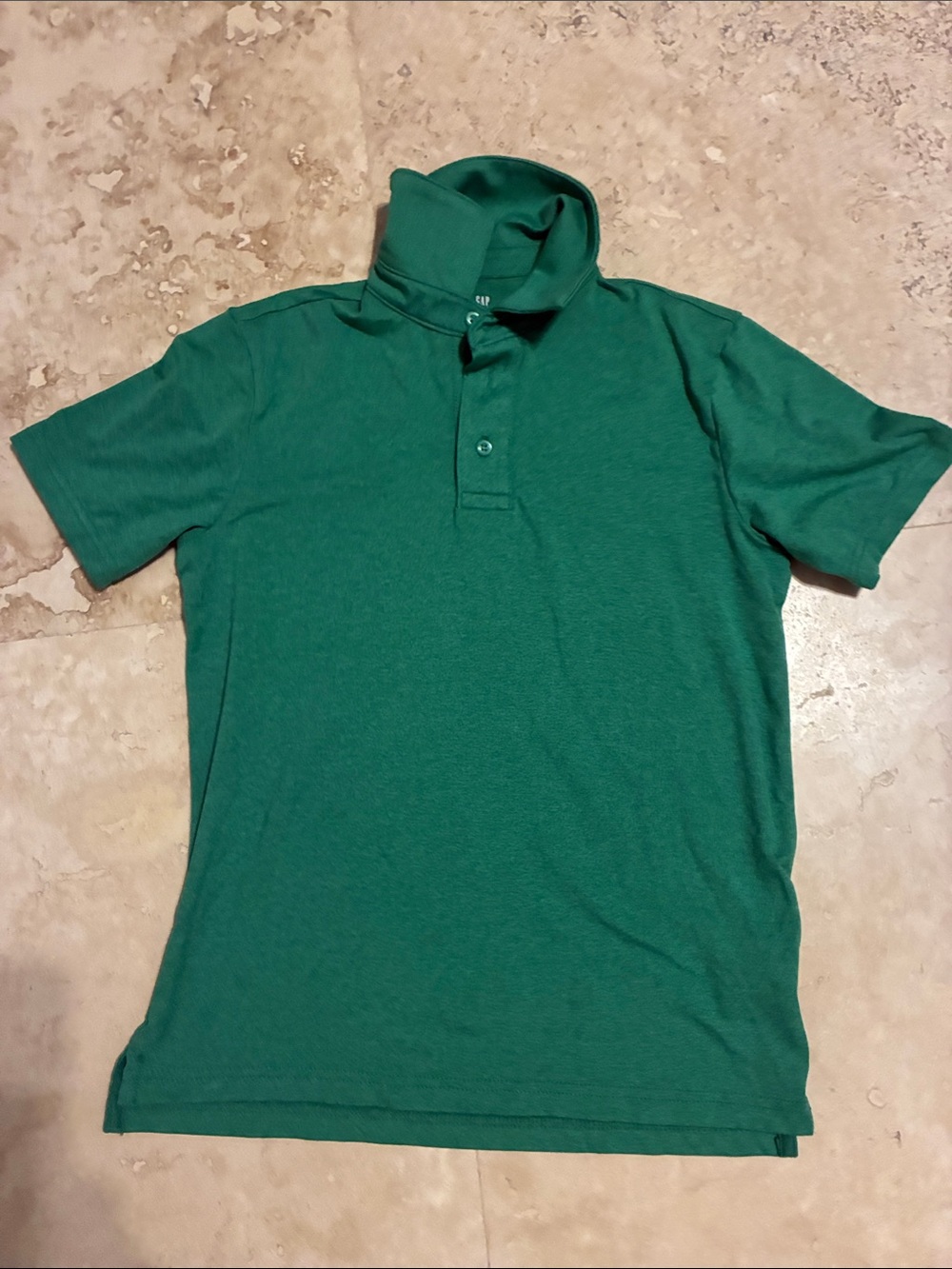 GAP boys Green Short-Sleeve Polo Shirt